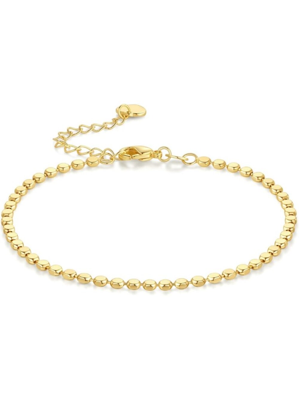 Delicate 14K Gold Beaded Bracelet for Women | Elegant & Understated Jewelry